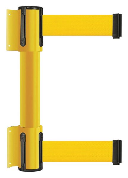 Tensabarrier Belt Barrier, 13 ft, Yellow, Yellow 896T2-35-MAX-Y5X-C