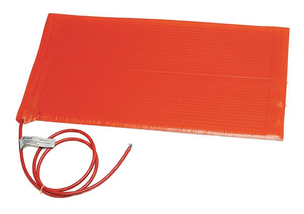 Briskheat Heating Blanket, Silicone Rubber, 120V, 1080W, 24"W x 36"L, w/ PSA SRP24361P