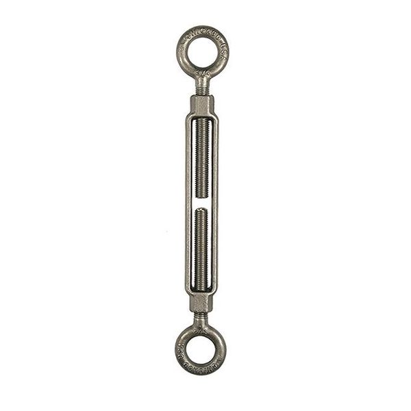 Chicago Hardware Turnbuckle, Eye and Eye, Steel, 5/16 in. 01110 5