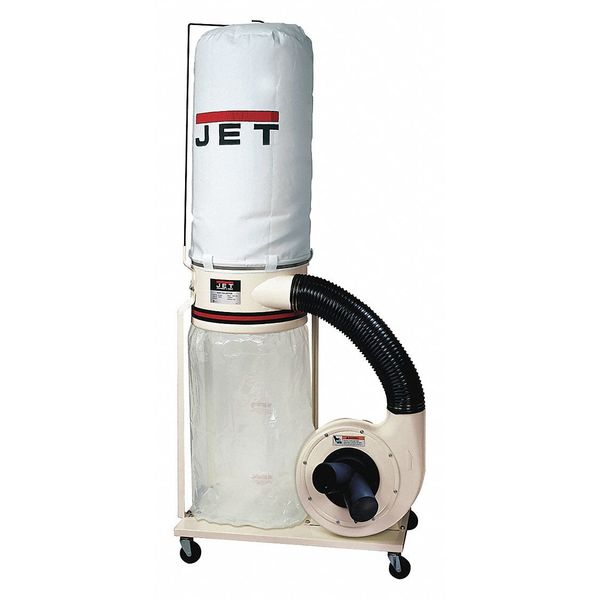 Jet Dust Collector, 1,100 CFM Max Flow, 1 1/2 hp, 1 Phase 708658K