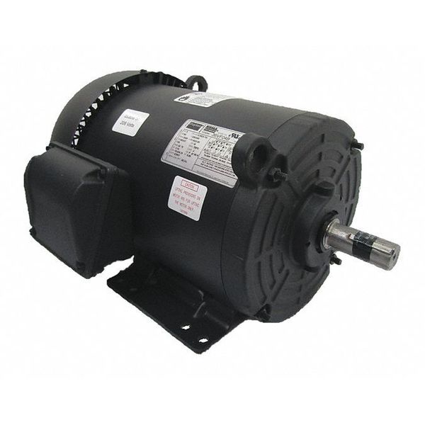 Dayton 3-Phase General Purpose Motor, 5 HP, 182/4T Frame, 208-230/460V AC Voltage, 3,500 Nameplate RPM 36VF04