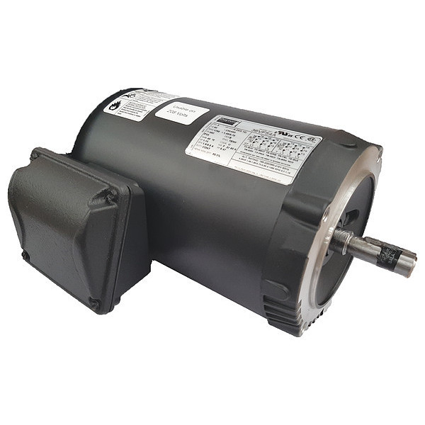 Dayton 3-Phase General Purpose Motor, 3/4 HP, 56 Frame, 208-230