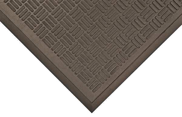 Notrax Entrance Mat, Black, 4 ft. W x 6 ft. L 340S0046BL