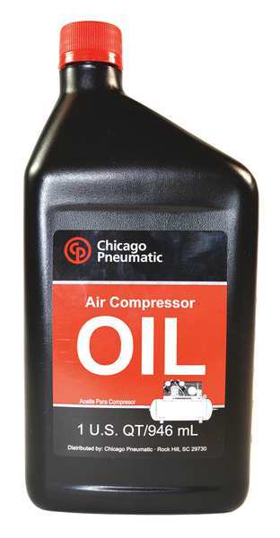 Chicago Pneumatic Compressor Oil, SAE 30W, 1 qt 1312101247