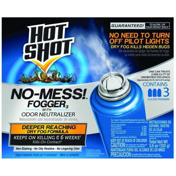 Hot Shot 1.2 oz. Aerosol Indoor Only Insect Killer, 3 PK HG-20177