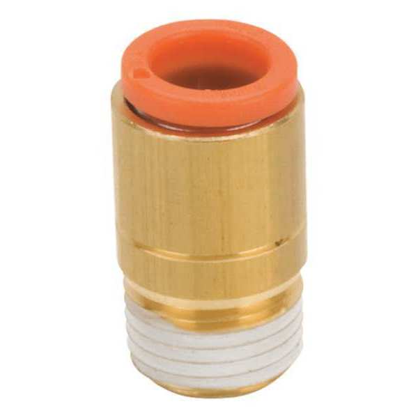 Smc Hex Socket Head Male Adapter, 1/4 in. KQ2S07-36AS