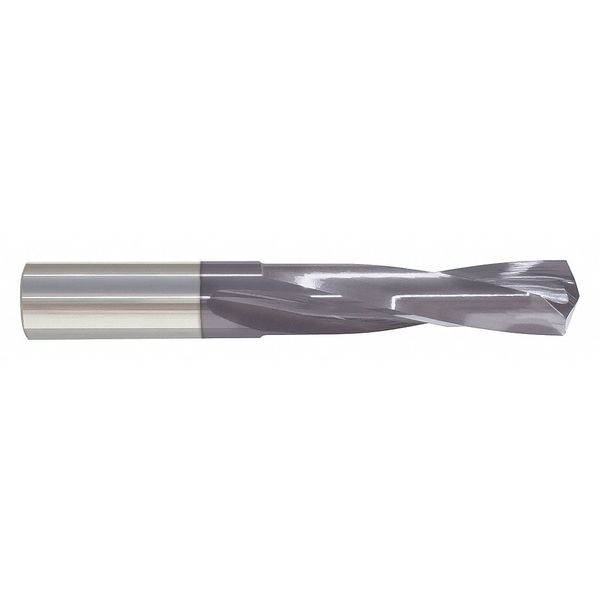 Zoro Select Screw Machine Drill Bit, 3/32 in Size, 135  Degrees Point Angle, Solid Carbide, TiAlN Finish 460-100938B