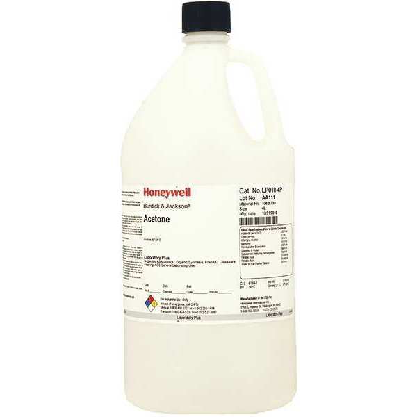 Honeywell Burdick & Jackson Acetone, 67-64-1 CAS Number LP010-4P-S