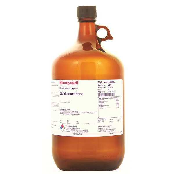 Honeywell Burdick & Jackson Dichloromethane, 75-09-2 CAS Number LP300-4-S