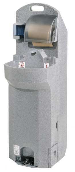 Polyjohn Floor Mount, Granite, Portable Wash Station PSW1-2000