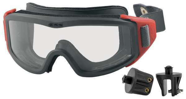 Ess Impact & Heat Resistant Safety Goggles, Clear Anti-Fog, Scratch-Resistant Lens, Firepro EX Series 740-0378