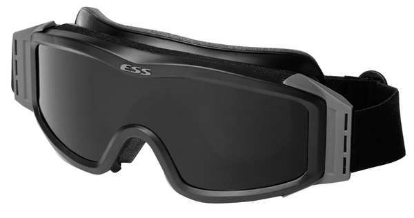 Ess Tactical Safety Goggles, Clear, Gray, Smoke Anti-Fog, Scratch-Resistant Lens, 5SY4 Series 740-0123