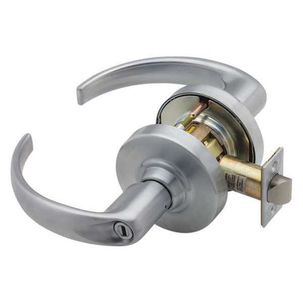 Schlage Lever Lockset, Mechanical, Privacy, Grd. 1 ND40S SPA 626