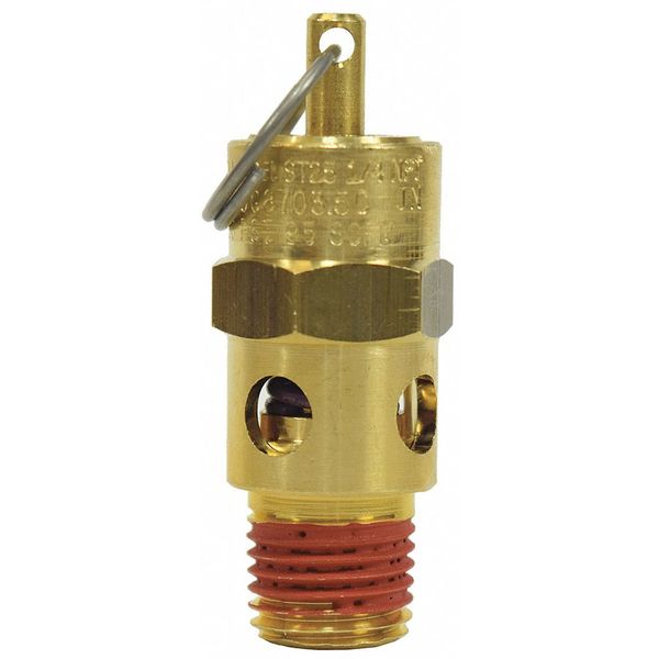 Control Devices Air Safety Valve, 1/4 In Inlet, 25 psi ST25-1A025