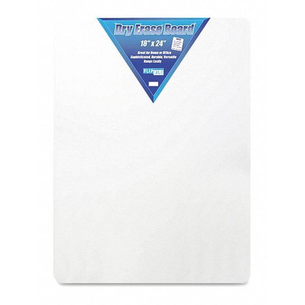 Flipside Unframed Dry Erase Board, 18"X24", White 10085