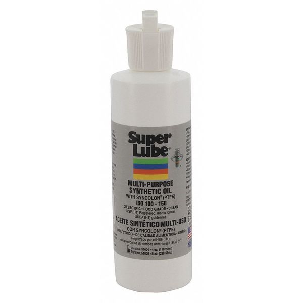 Super Lube 8 oz. PTFE Oil, 150 ISO Viscosity, Synthetic 51008
