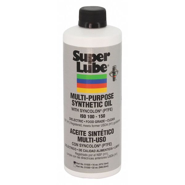 Super Lube 1 pt. PTFE Oil, 150 ISO Viscosity, Synthetic 51025