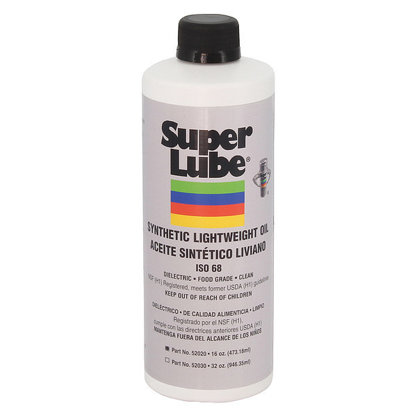 Super Lube 1 pt. Lightweight Oil, 68 ISO Viscosity, Synthetic 52020