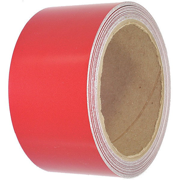 Visual Workplace Reflective Floor Tape, 2" x 30 ft., Red 25-800-2030-623