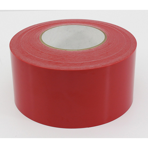 Visual Workplace Floor Marking Tape HP, 3"x100', Red 25-300-3100-623