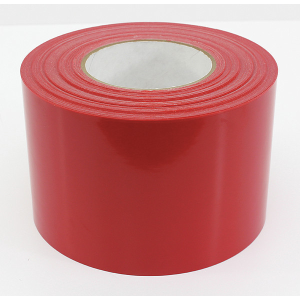 Visual Workplace Floor Marking Tape HP, 4"x100', Red 25-300-4100-623
