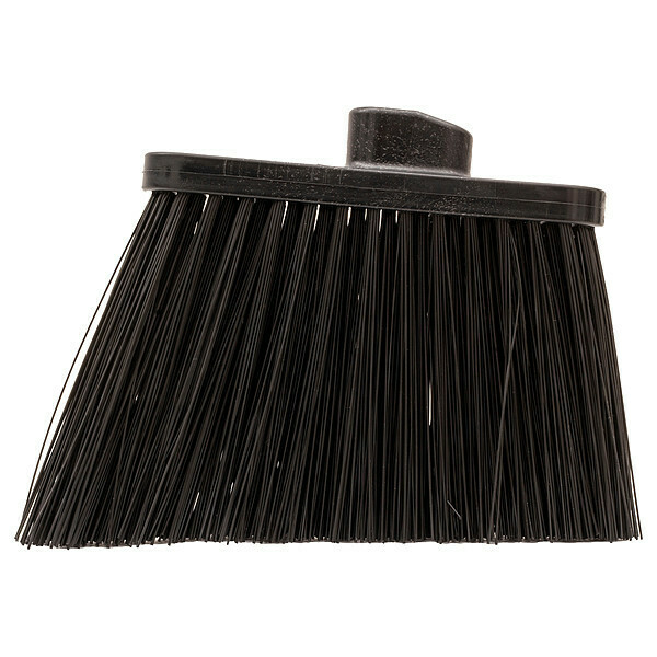 Carlisle Foodservice Hvy-Duty Angle Broom Head, 12", Blk, PK12 36868EC03