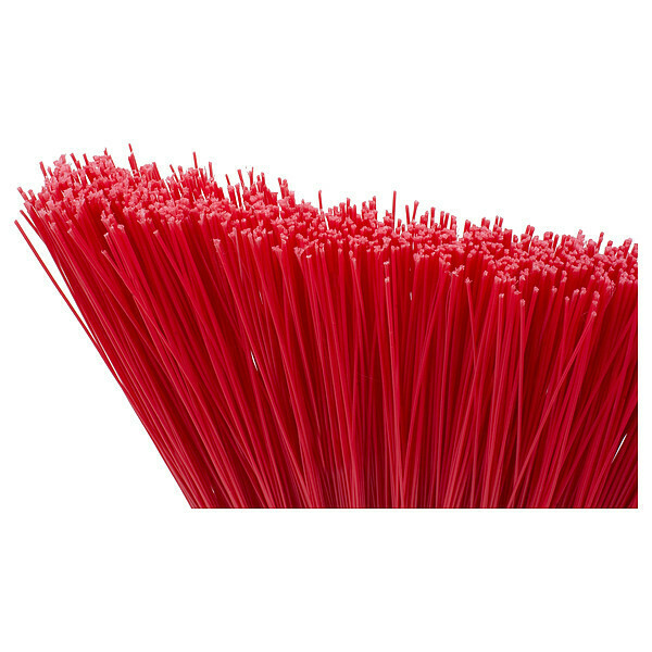 Carlisle Foodservice Hvy-Duty Angle Broom Head, 12", Red, PK12 36868EC05