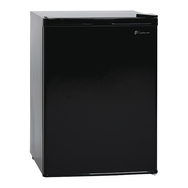 Perfect Aire Refrigerator, 2.6 cu. ft., Single Door, Blk 3W1BF26