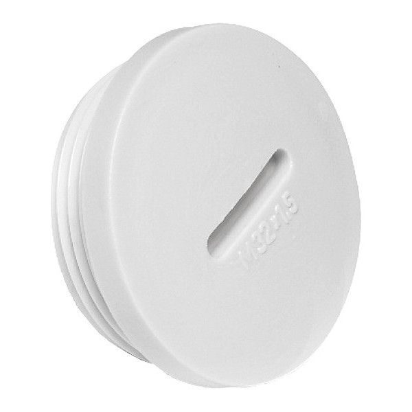 Remke Dome Cap, Blind Stop Plug, M25, Gray RBMP25-GY