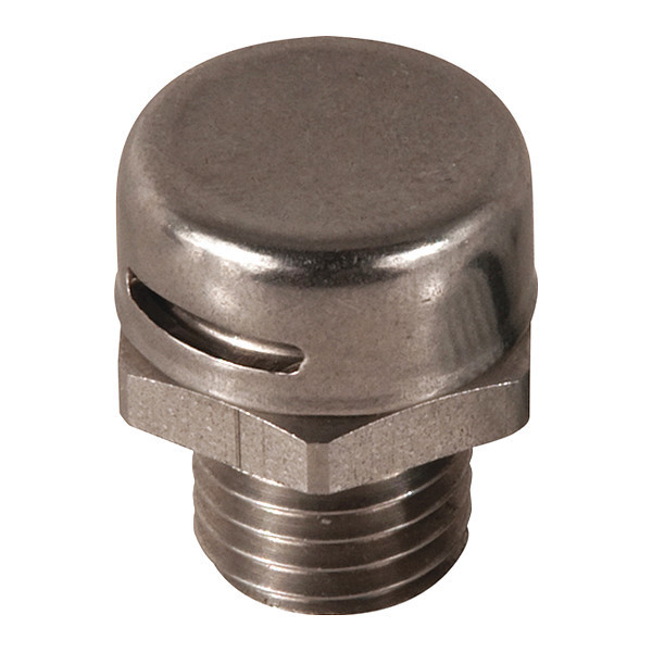 Remke Vent Plug M12 Thread, SS, Long Thread RVP15-M12-SS-LT