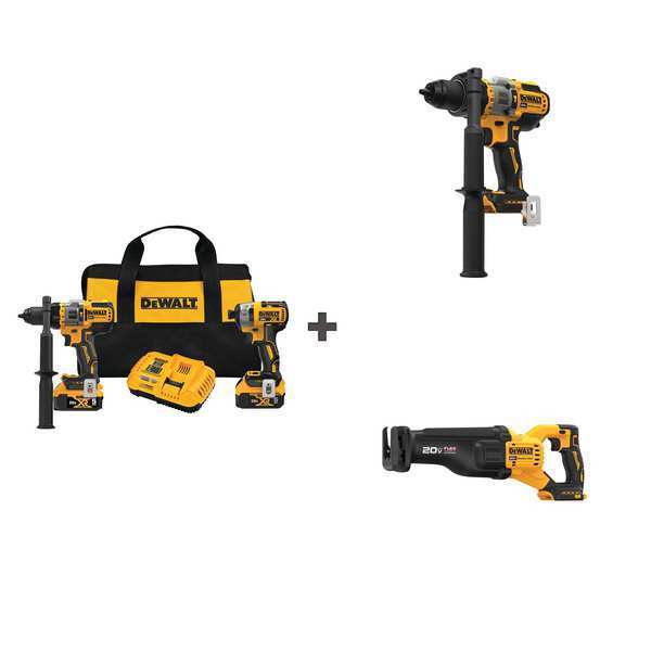 Dewalt Flexvolt Advantage combination kit DCK2100P2/DCD999B/DCS386B