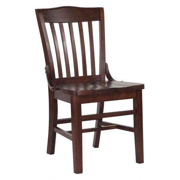 Flash Furniture Dining Chair, Hercules, Walnut Wood XU-DG-W0006-WAL-GG