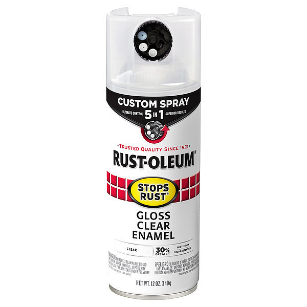 Rust-Oleum Rust Preventative Spray Paint, Gloss, 12oz 376885