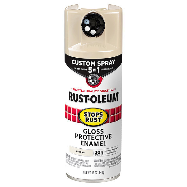 Rust-Oleum Rust Preventative Spray Paint, Gloss, 12oz 376900