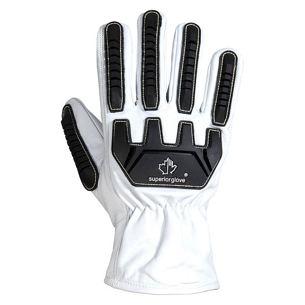 Endura Leather Gloves, White Back, 3XL, PR 378GTXVBE3XL