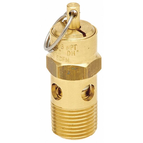 Control Devices Air Safety Valve, 3/8 In Inlet, 25 psi ST2533-0A025