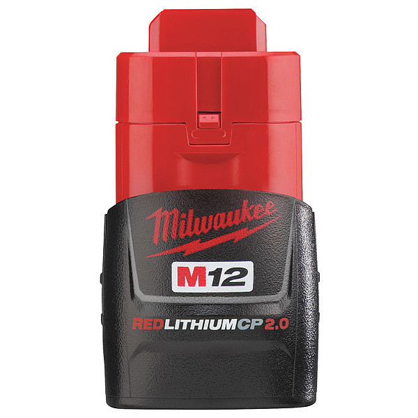 Milwaukee Tool M12 12V REDLITHIUM Lithium-Ion, 12-Volt Battery, CP2.0 Ah 48-11-2420