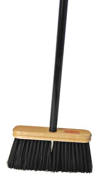 Harper 9 in Sweep Face Flagged Wash Brush, Black/White 109A42