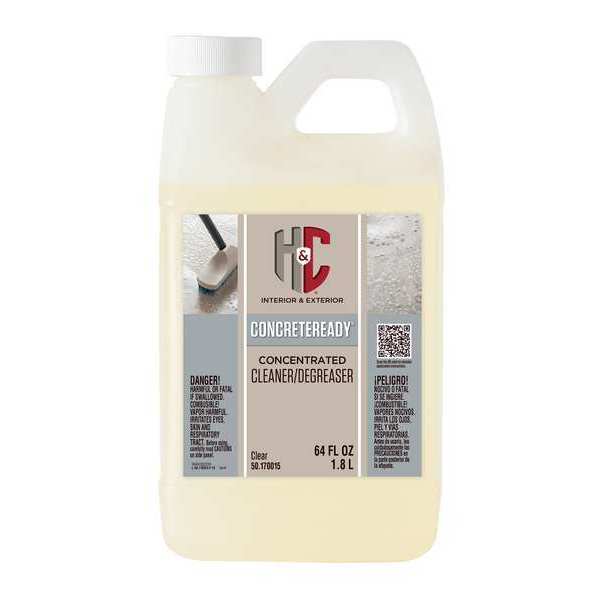 H&C 0.5 gal Cleaner Degreaser, Invisible Finish, Clear, Solvent Base 50.170015-15
