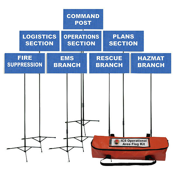 Disaster Management Systems Operational Area Flag Kit, 24 Pcs DMS 05027