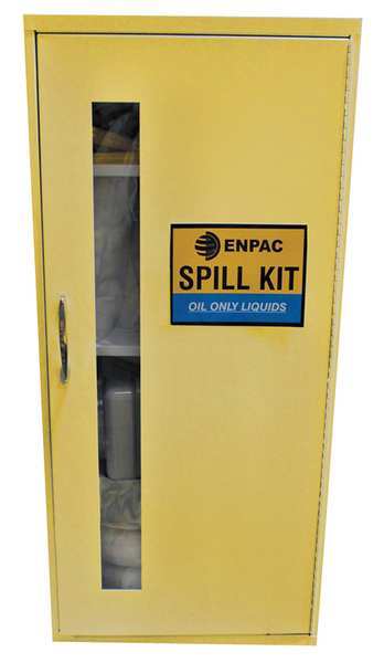 Enpac Spill Kit, Chem/Hazmat, Yellow, Height: 8" 13-WML-A
