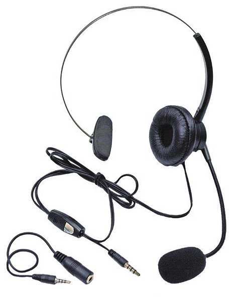 Cobra Corded Headset, Noise Cancelling, Hands Fr CB-WIREDHF