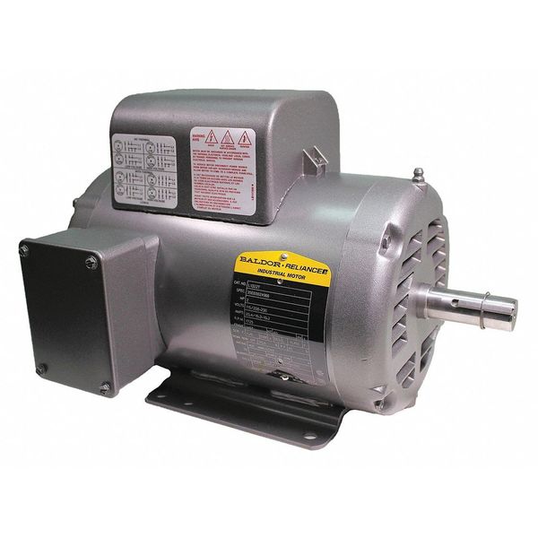 Baldor-Reliance Capacitor-Start General Purpose Motor, 2 HP, 115/230V AC Voltage, 145T Frame, 3450 Nameplate RPM L1320T