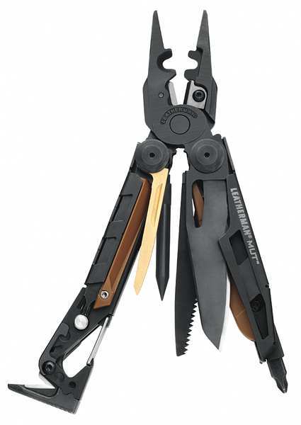 Leatherman Multi-Tool, Black, 17 Tools 850032