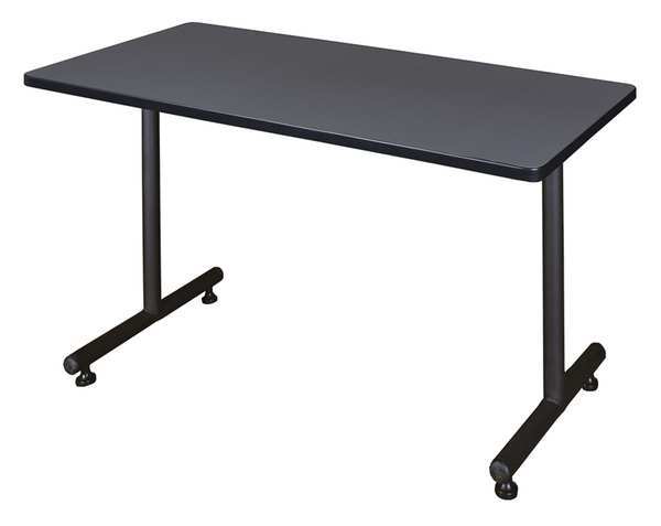 Regency Rectangle Kobe Training Tables, 48 X 24 X 29, Wood, Metal Top, Grey MKTRCT4824GY