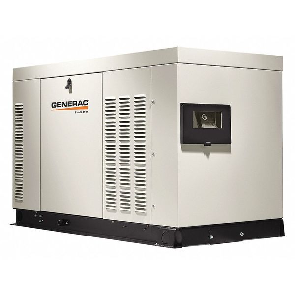 Generac Automatic Standby Generator, Natural Gas/Propane, Three Phase, 25kW LP/25kW NG, Liquid Cooled RG02515GNAX