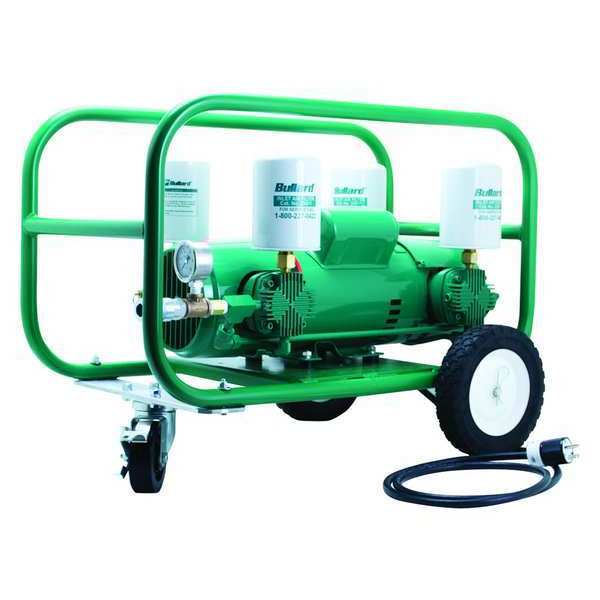 Bullard Portable Fresh Air Pump, 2 HP, 115V, 60 psi ICEPUMP11