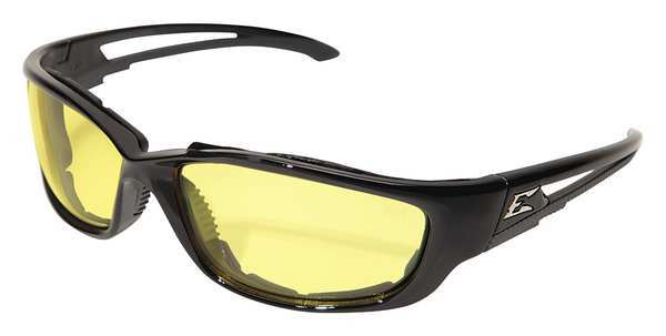 Edge Eyewear Safety Glasses, Yellow Anti-Fog, Scratch-Resistant GSK-XL112VS