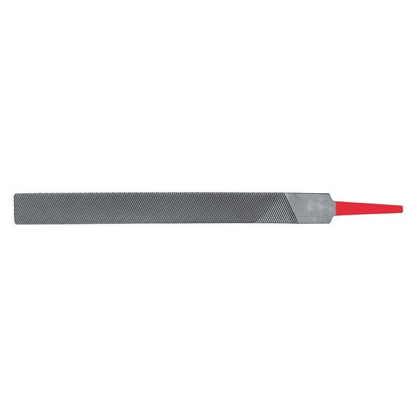 Simonds Half Round Aluminum File, 10inL, Nat. 73374000