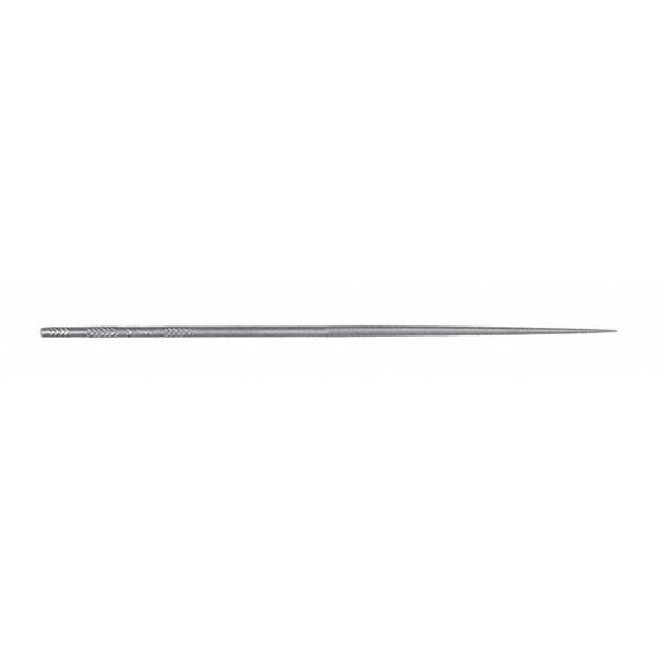 Simonds Round Handle Needle File, Round, #0 83530000